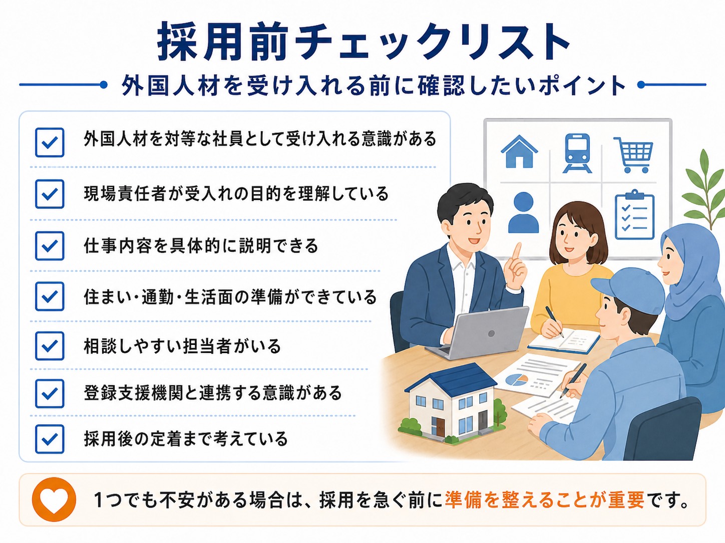 特定技能採用チェックリスト