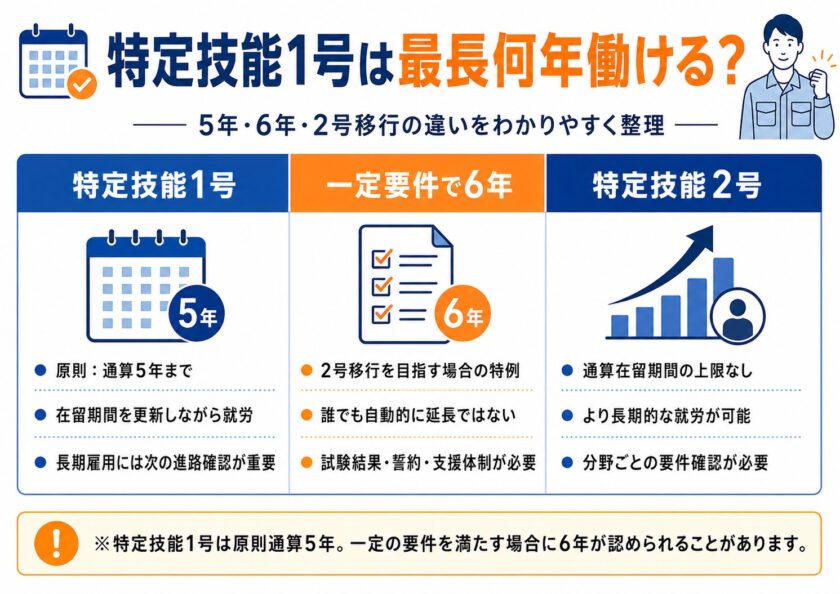 特定技能の在留期間