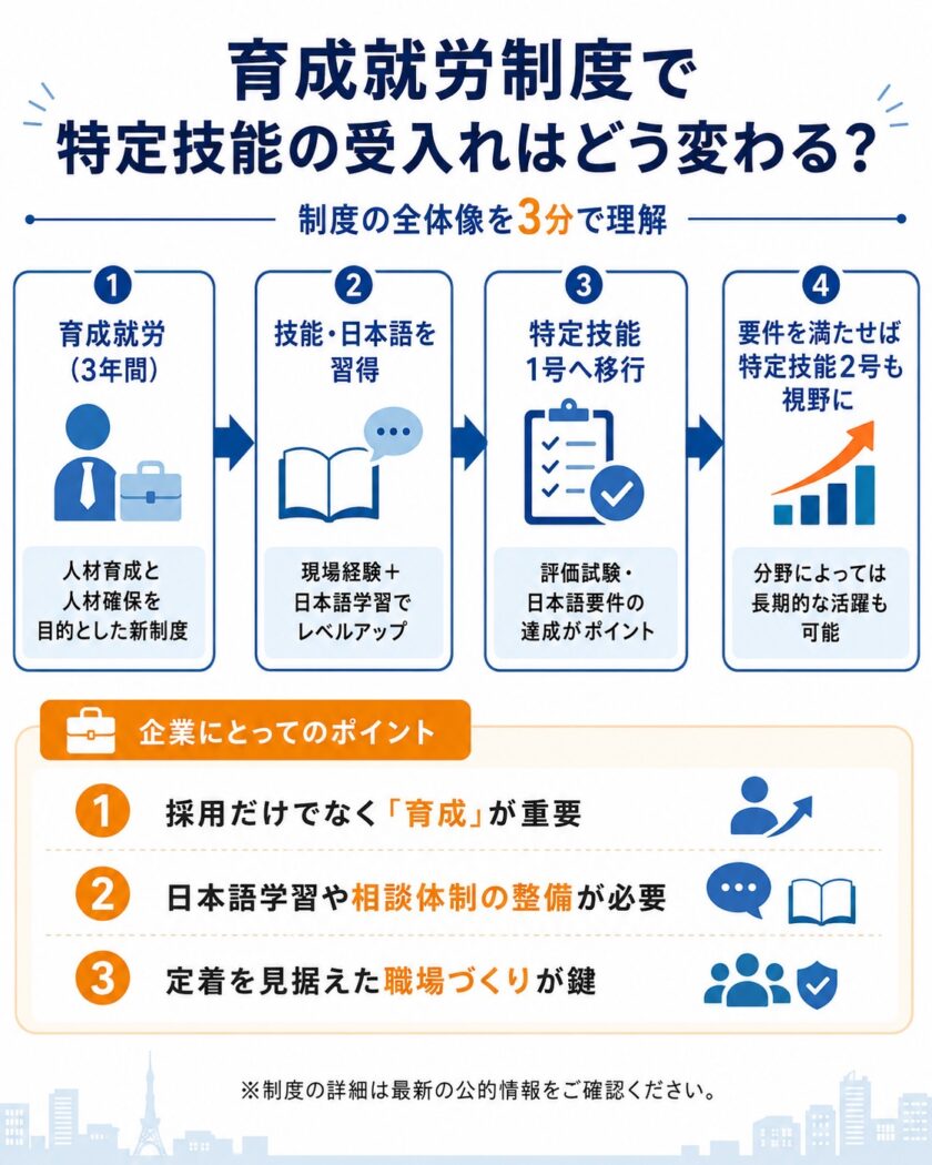 育成就労制度で特定技能の受け入れはどう変わるか