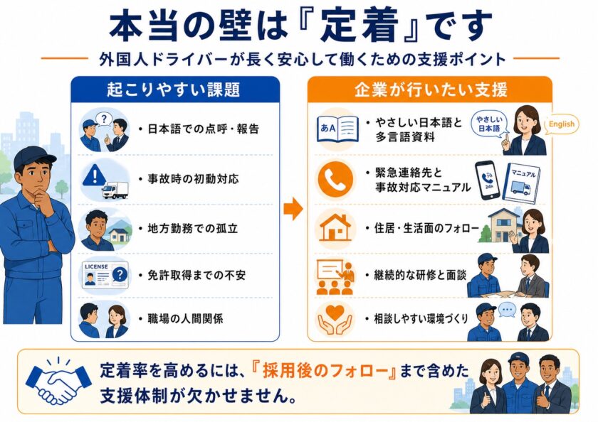 外国人ドライバー採用の本当の壁