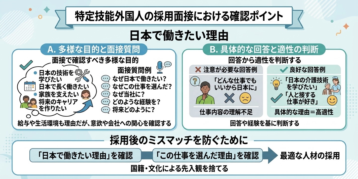 日本で働きたい理由