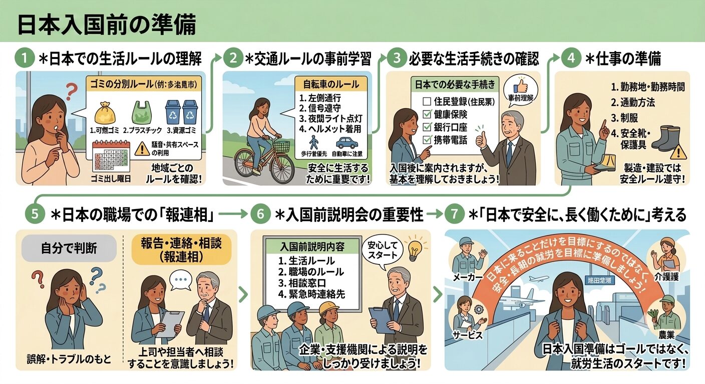 日本入国前の準備