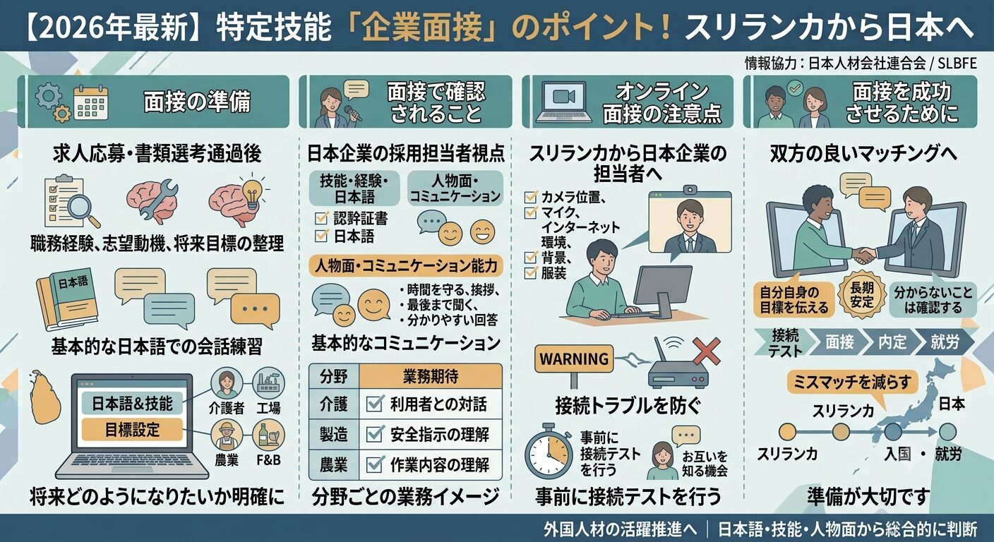 企業との面接