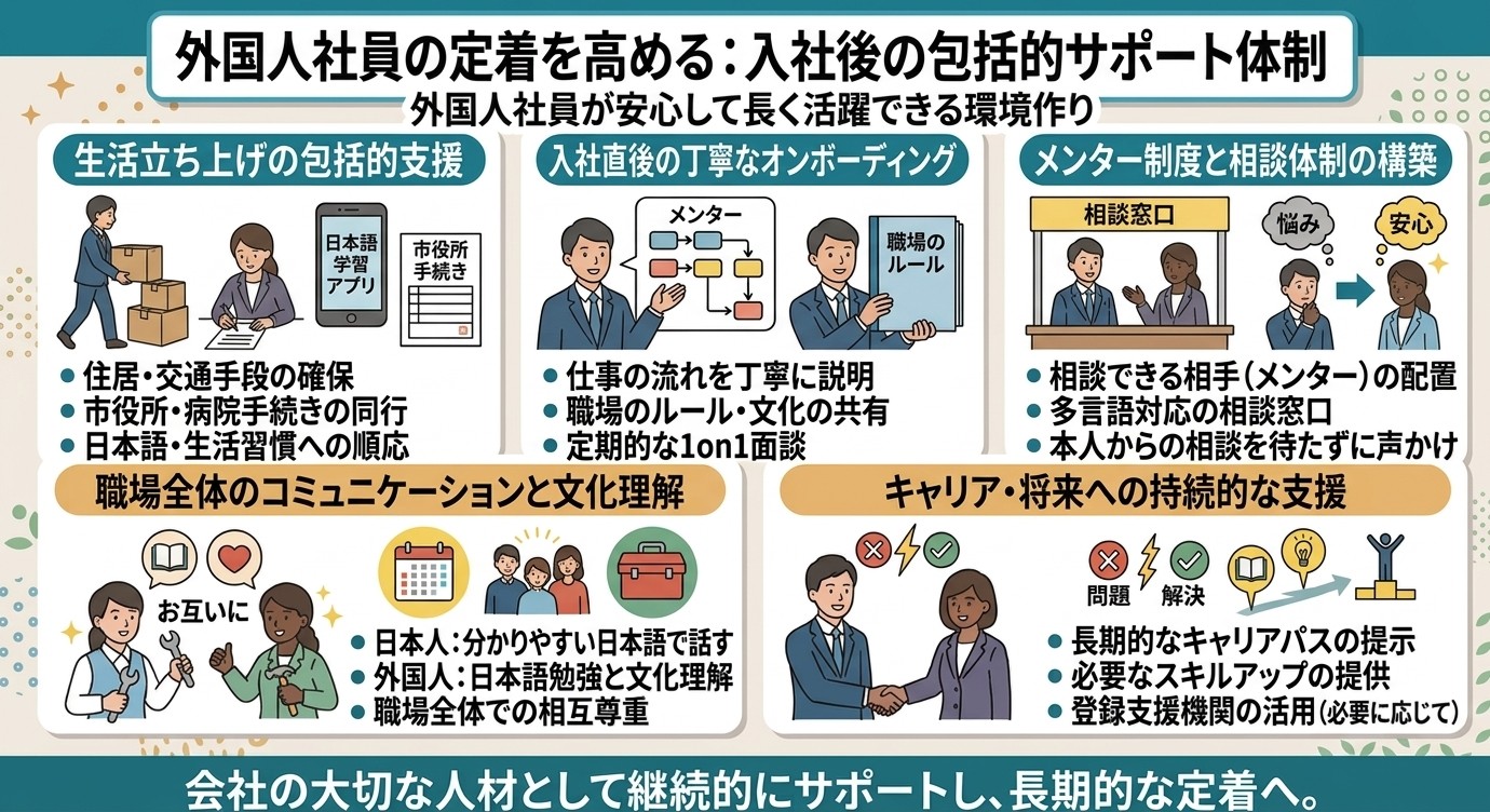 入社後のサポートが充実しているか