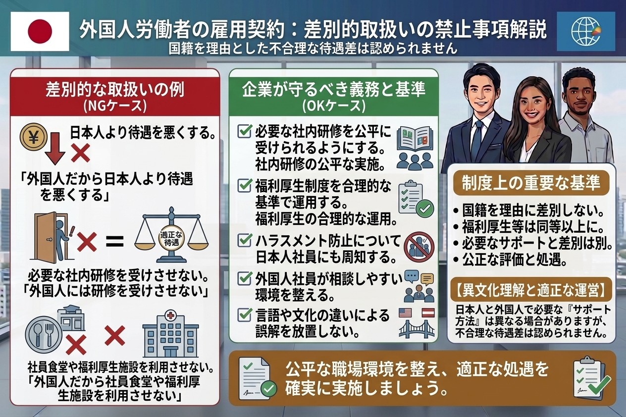 5.外国人だからという理由で差別する