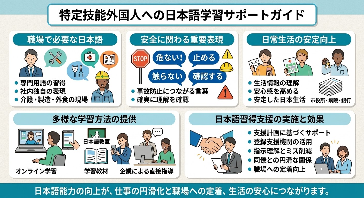 日本語学習をサポートする