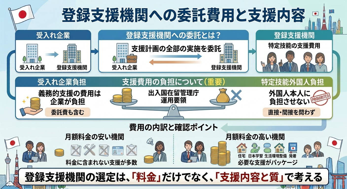 登録支援機関への委託費用