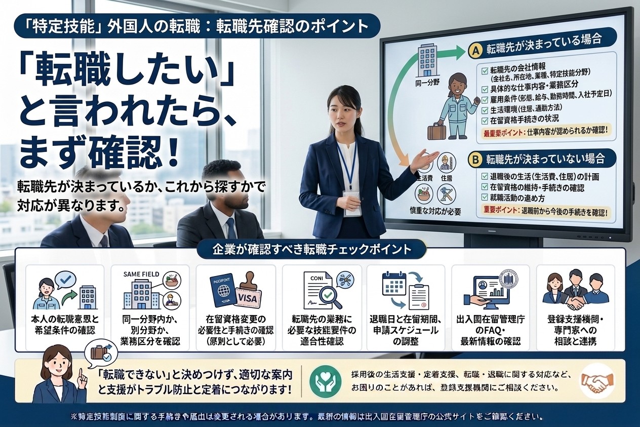 転職先が決まっているか確認する