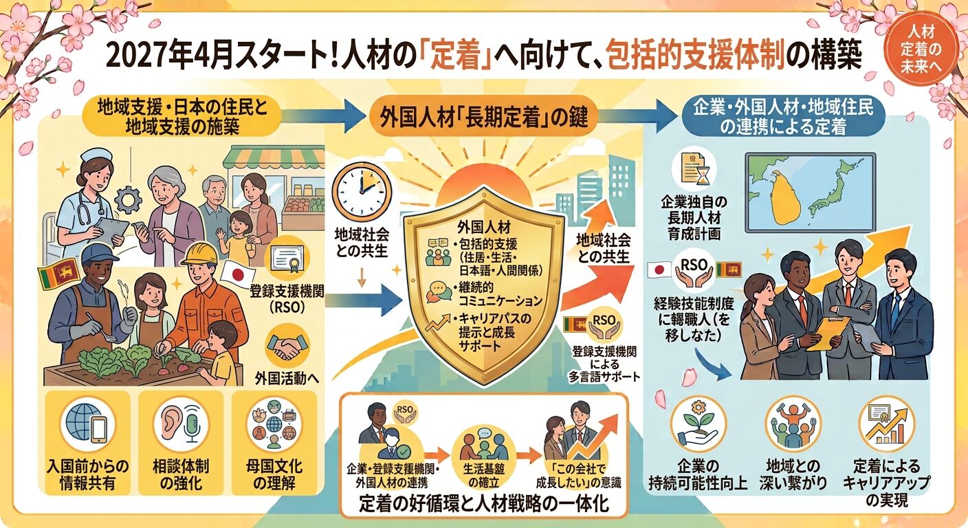 外国人材の「定着」を考えることが重要