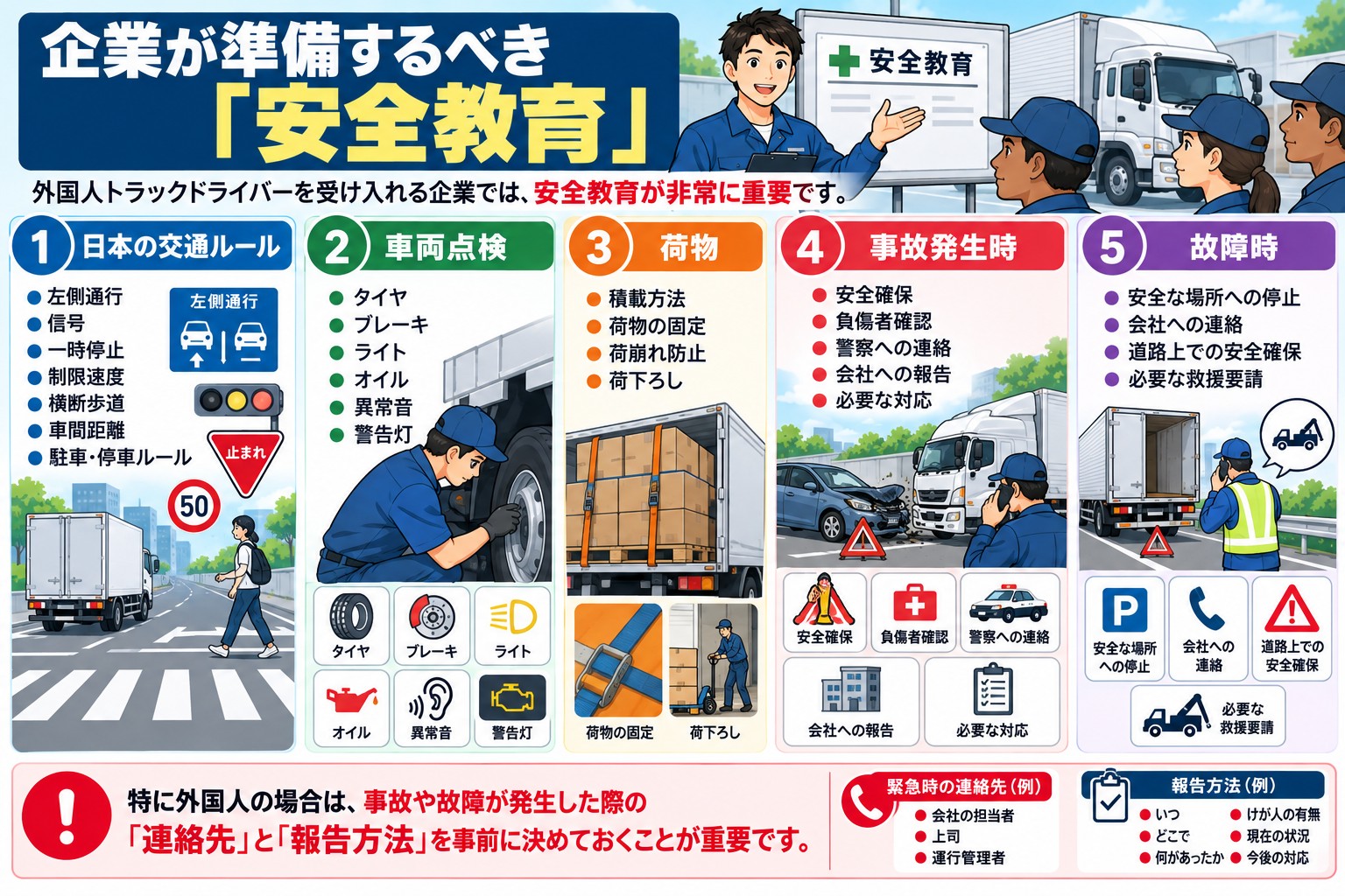 5.企業が準備するべき「安全教育」