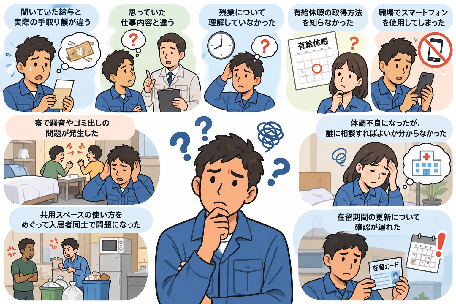 1.外国人社員のトラブル予防・入社前説明